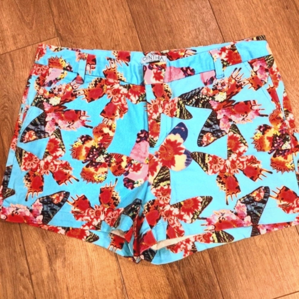 Cynthia Rowley butterfly shorts‎ women's size 10